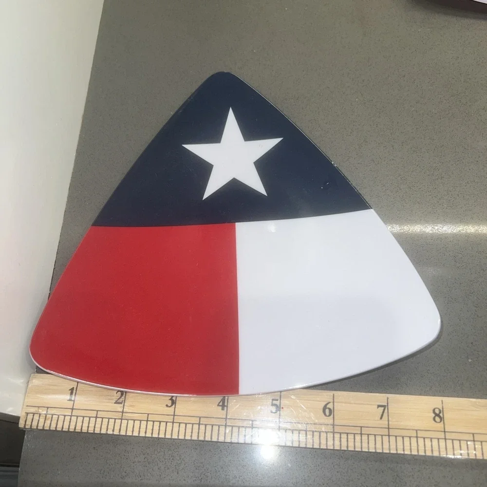 3 Melamine Texas Lone Star Texas Dish Set